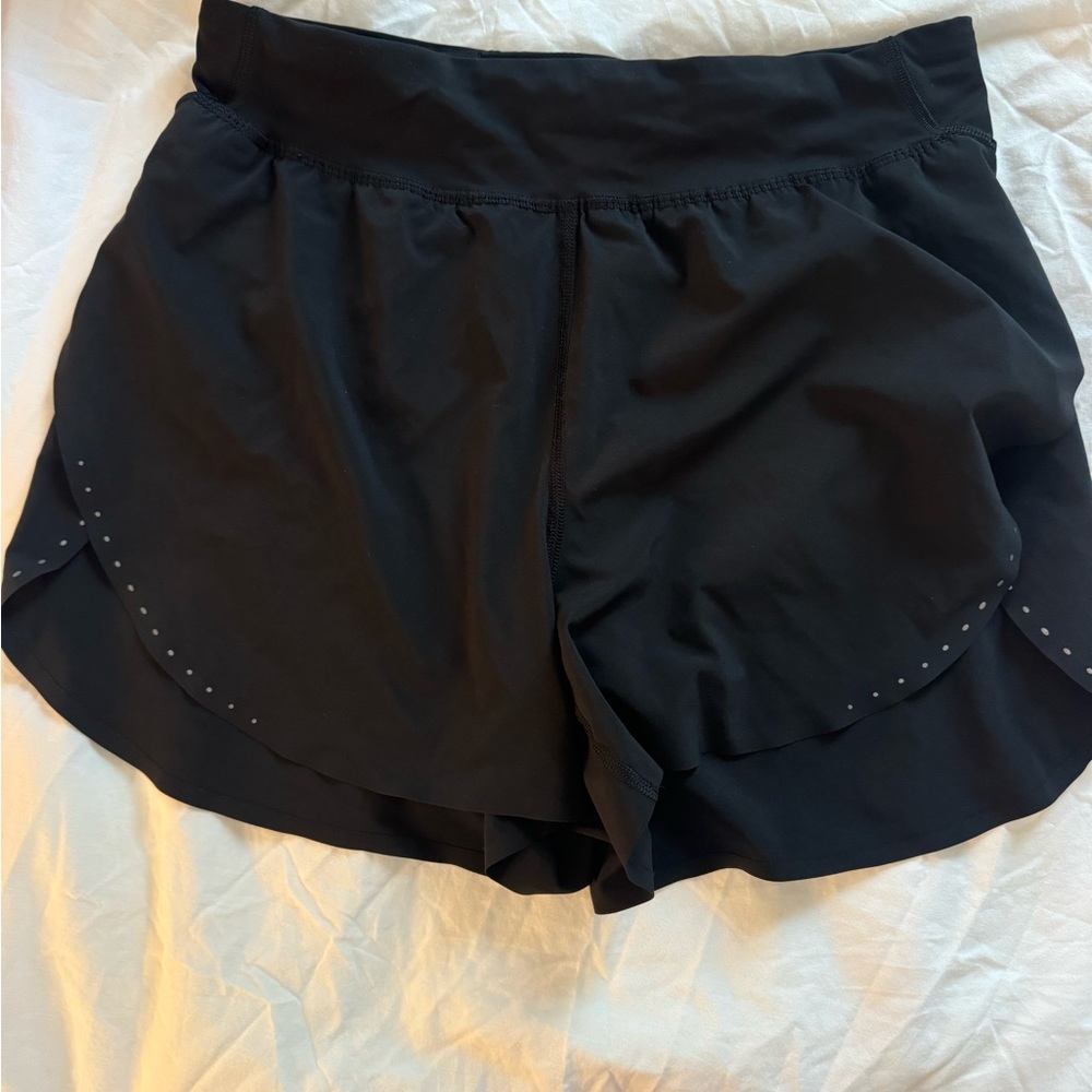 Lululemon black fast and free shorts